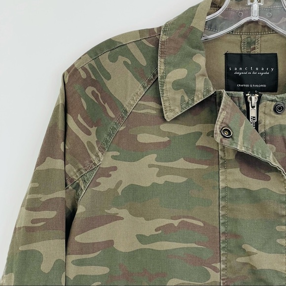 Sanctuary Camouflage Utility Jacket - Picture 2 of 11